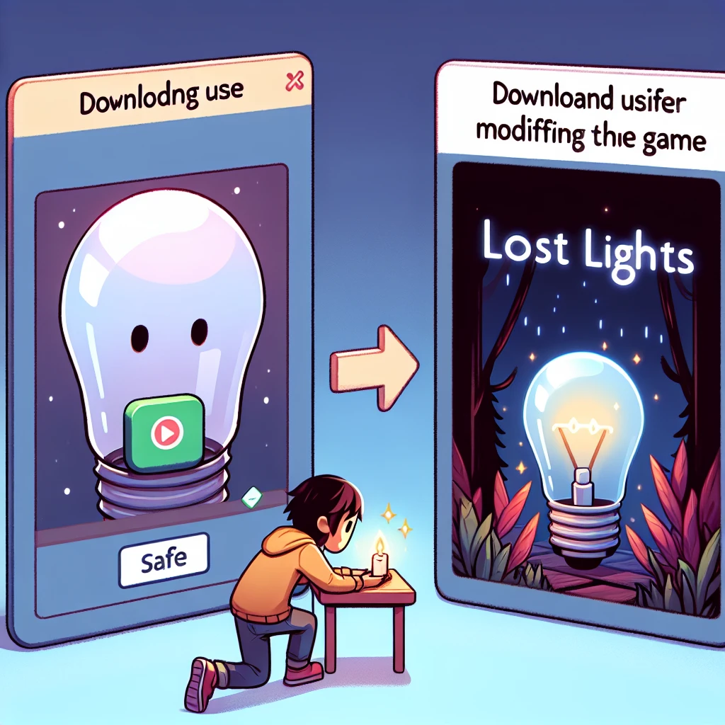 1. Официальный сайт игры Lost Lights